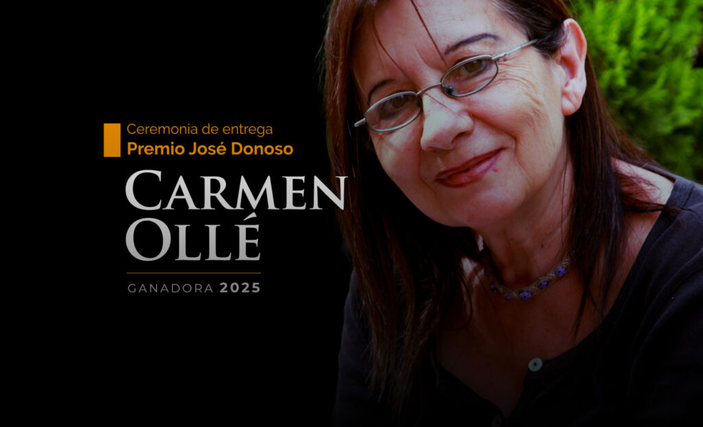 Portada con imagen de la ganadora del Premio José Donoso 2025